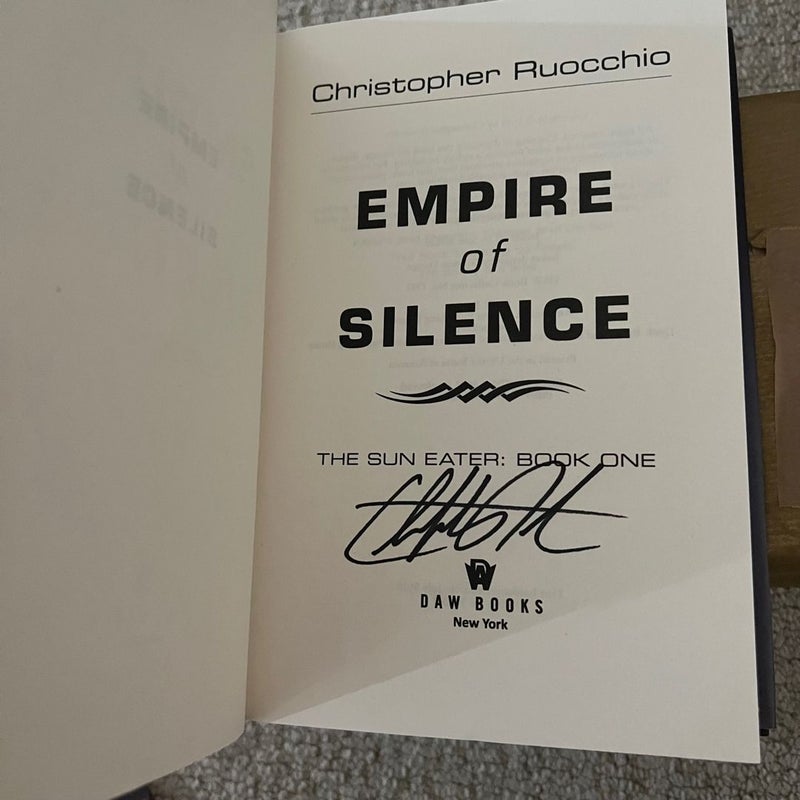 Empire of Silence *SIGNED* Hardcover