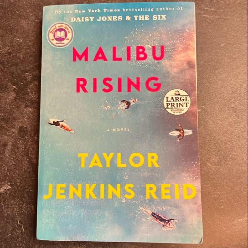 Malibu Rising - Large Print 