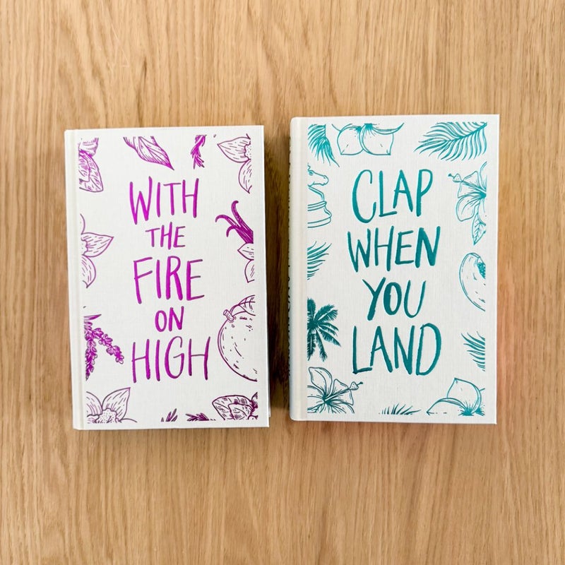 OOP Clap When You Land & With the Fire on High SIGNED *Fairyloot exclusive editions*