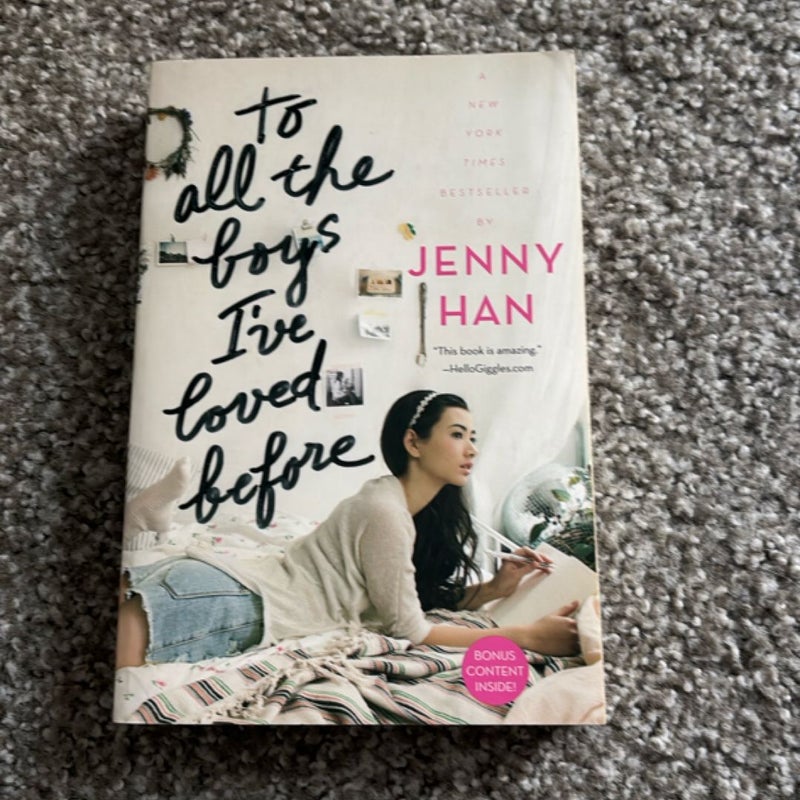 To All the Boys I've Loved Before
