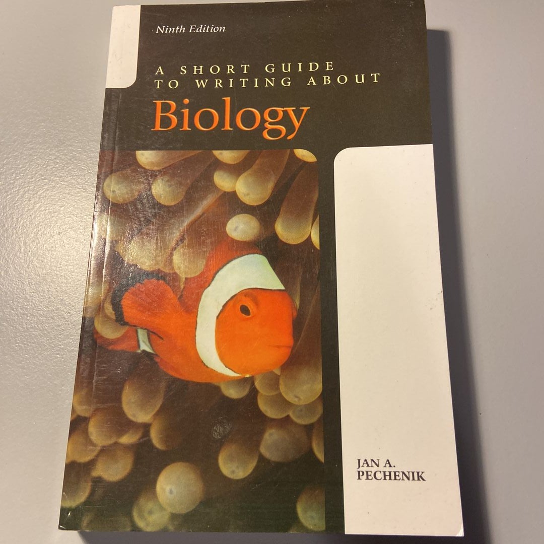A Short Guide to Writing about Biology