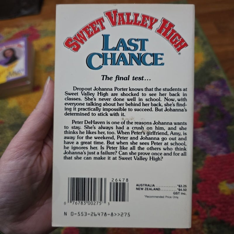 Sweet Valley High #36: Last Chance