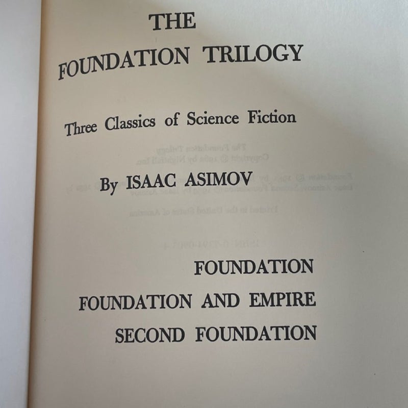 The foundation trilogy