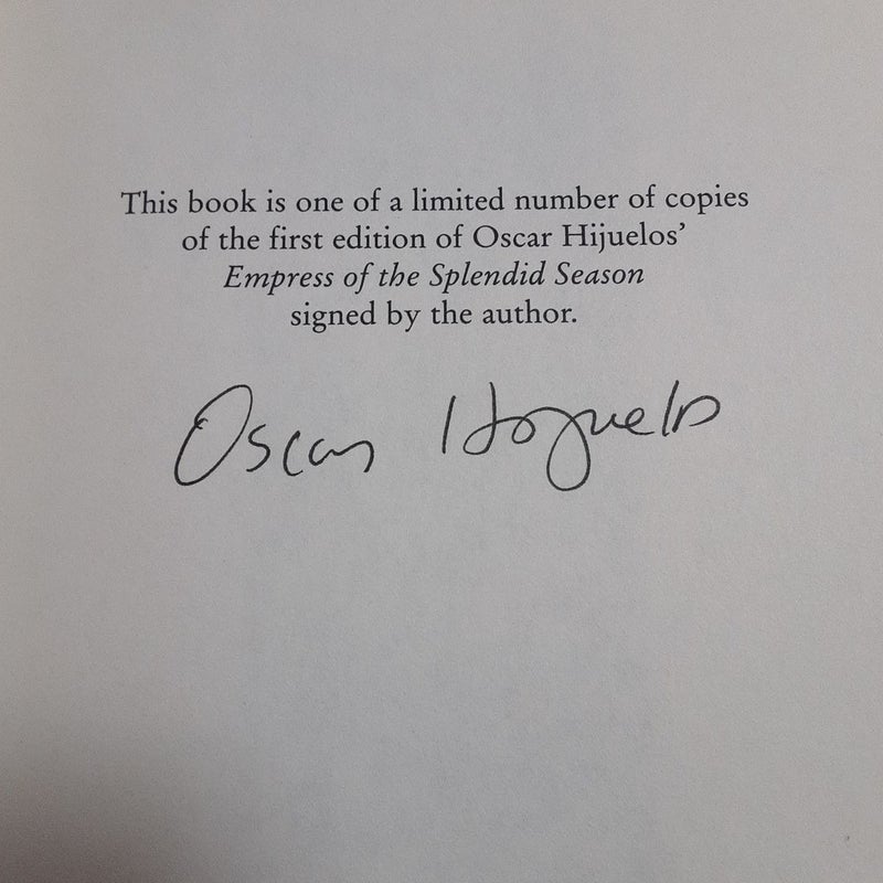 (Limited First Edition Signed by Author) The Empress of the Splendid Seasonq