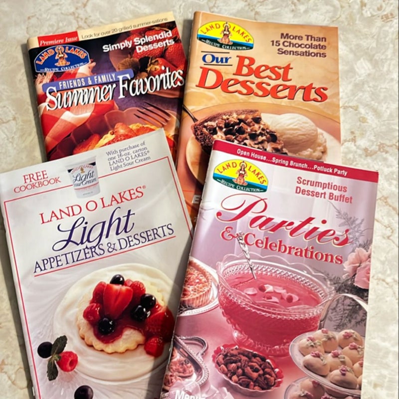 Bundle of Land O Lakes recipe booklets