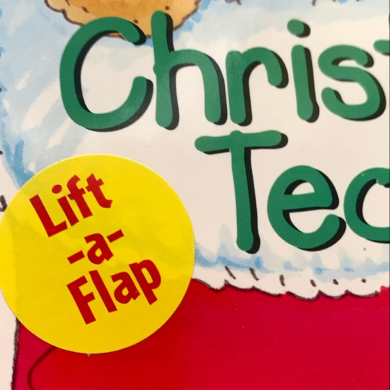 Christmas Teddy- Lift Flap Book