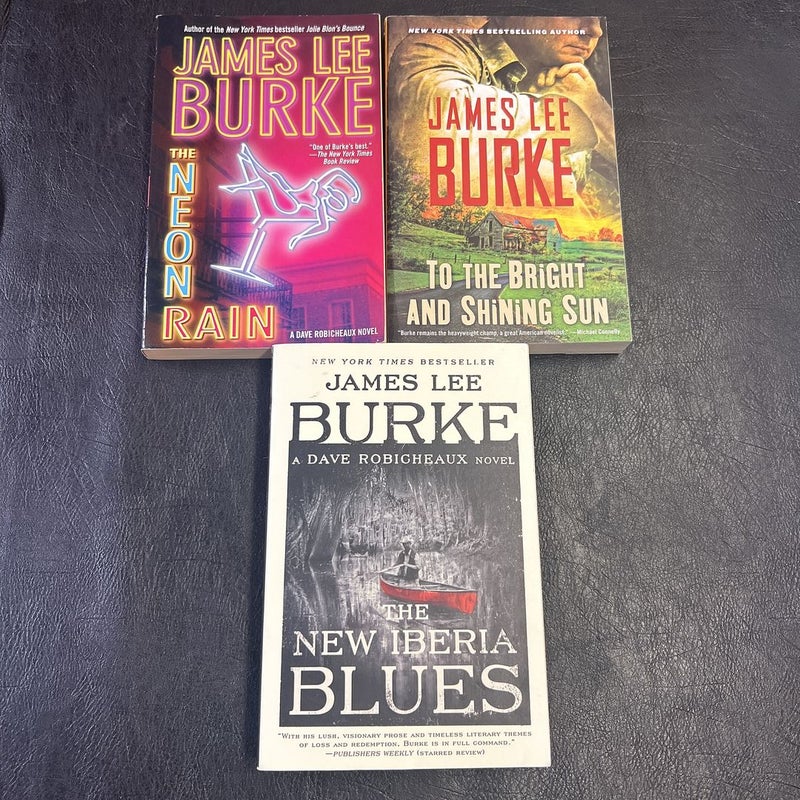 James Lee Burke 3 Paperback Bundle 