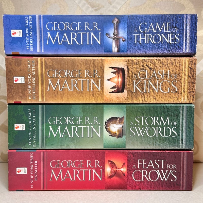 A Game of Thrones Series (#1-4 A Song of Ice and Fire)