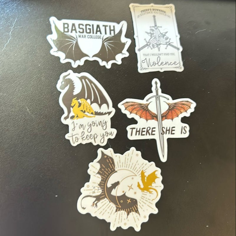 Fourth Wing Sticker Bundle