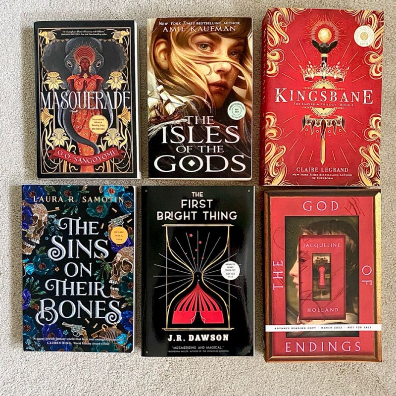 Lot of Six Fantasy Advance Reader Copies