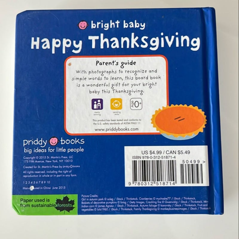 Bright Baby: Happy Thanksgiving