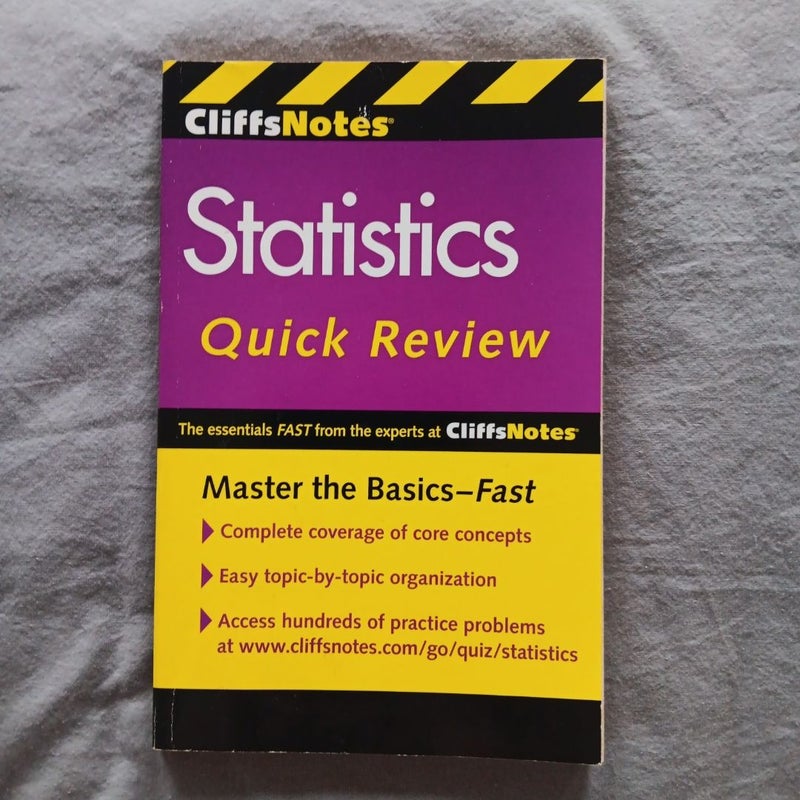 Statistics Quick Review