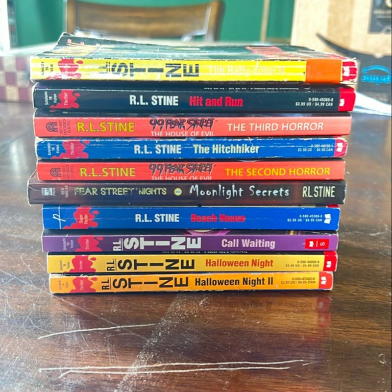 R.L. Stine YA Book Lot