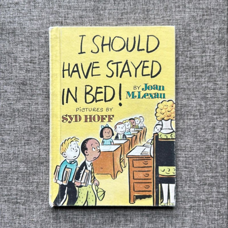I Should Have Stayed in Bed!