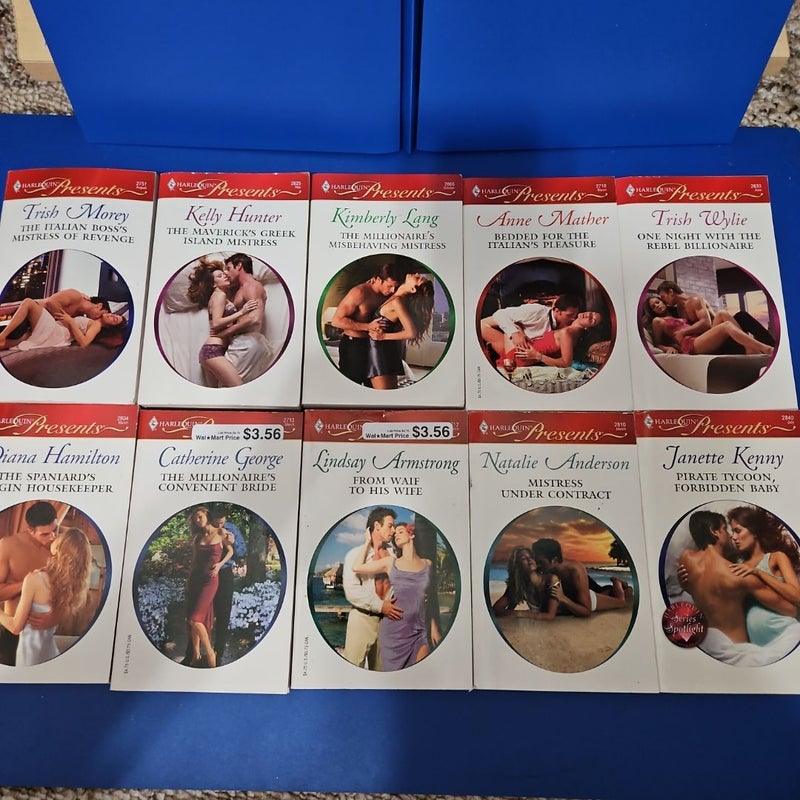 HARLEQUIN PRESENTS Guilty Pleasure Pack #8: Ten (10) Romance Novels From Ten Different Authors