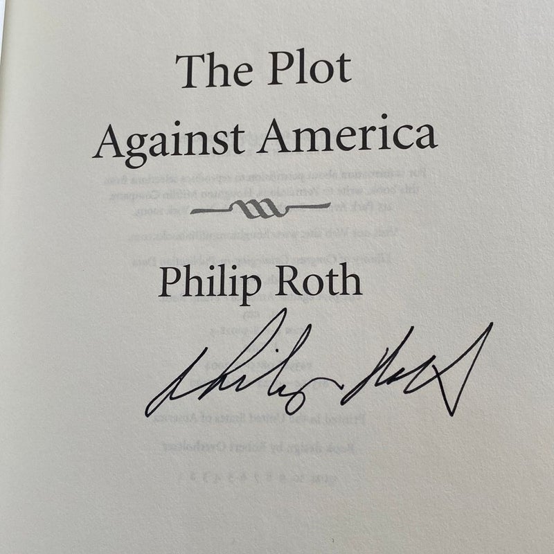 The Plot Against America—Signed 