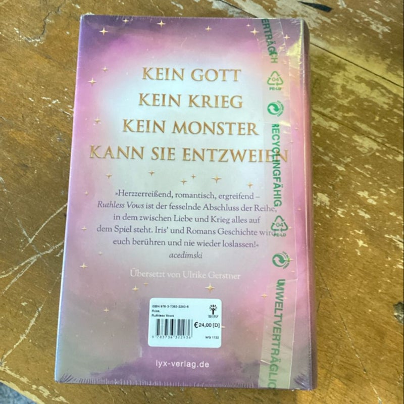 Ruthless Vows- 1st printing German edition