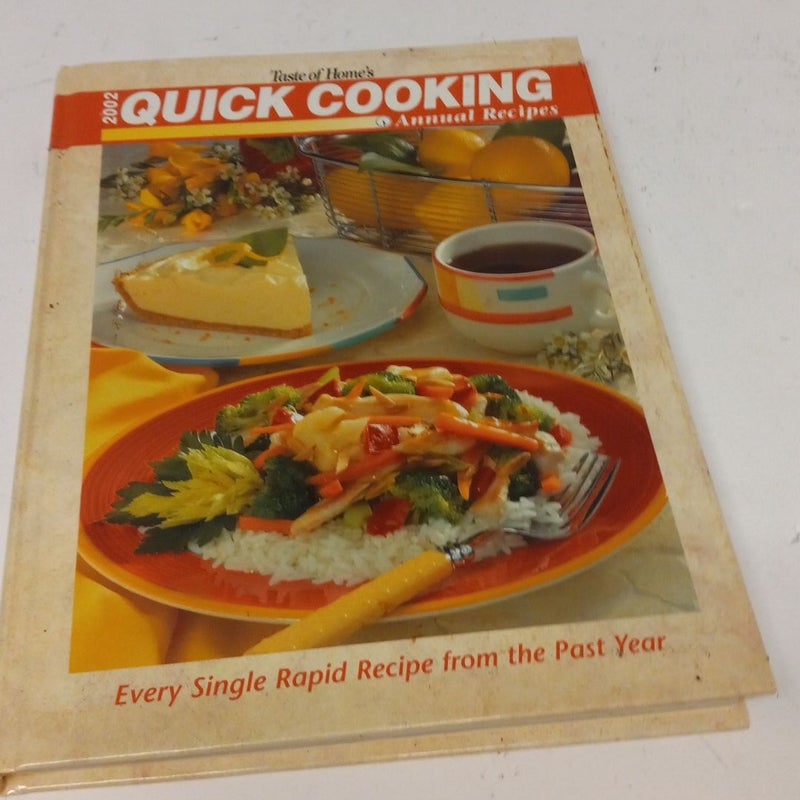 2002 Quick Cooking Annual Recipes
