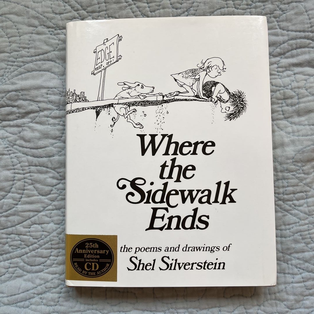 CD　Hardcover　Silverstein,　Ends　Shel　Where　the　by　and　Sidewalk　Book　Pangobooks