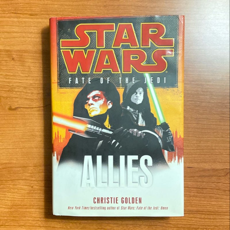 Star Wars Fate of the Jedi: Allies (First Edition First Printing)