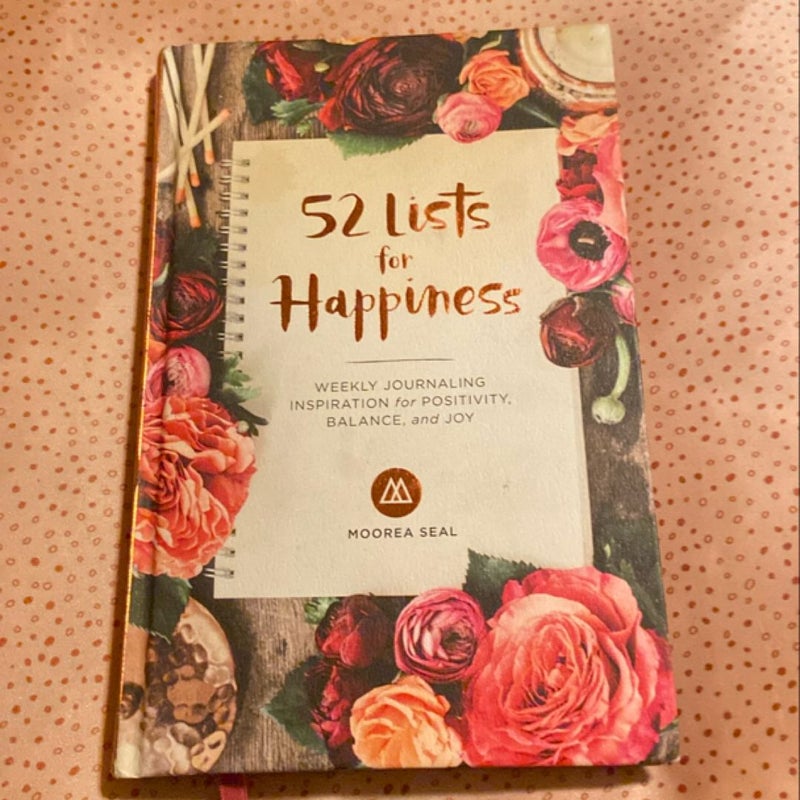 52 Lists for Happiness