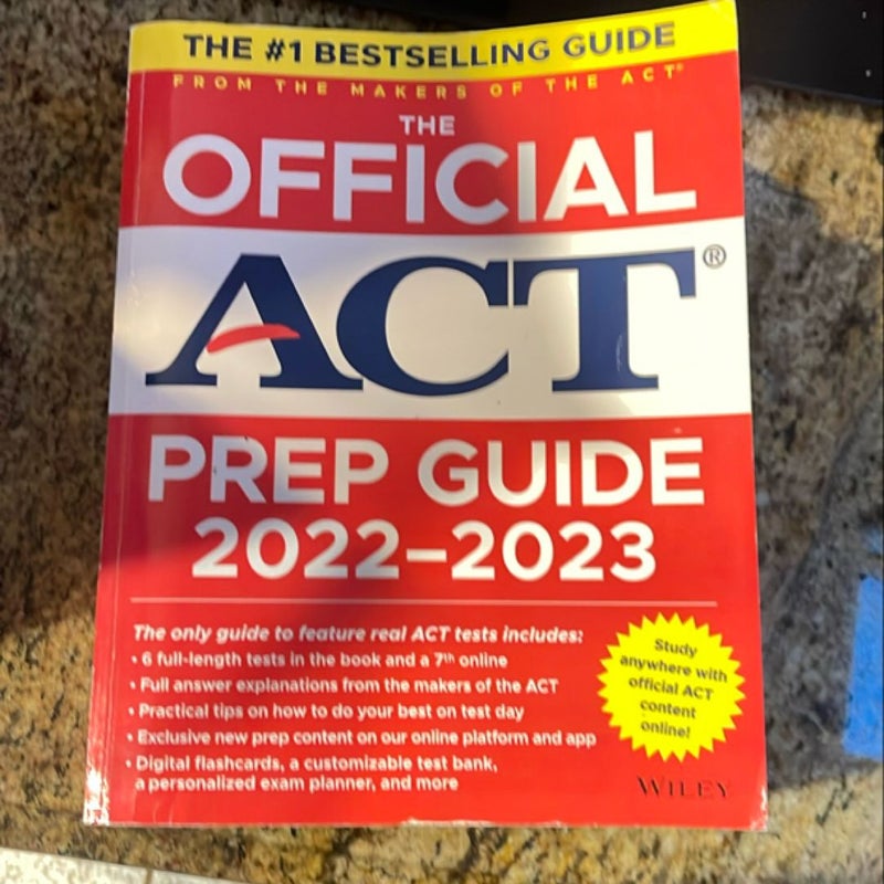 The Official ACT Prep Guide 2022-2023, (Book + Online Course)