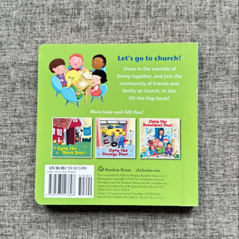 Open the Church Door (board book)
