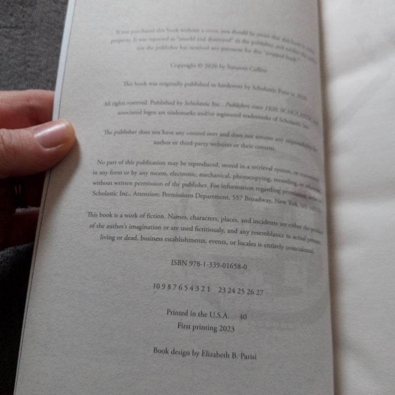 The Ballad of Songbirds and Snakes (a Hunger Games Novel): Movie Tie-In Edition