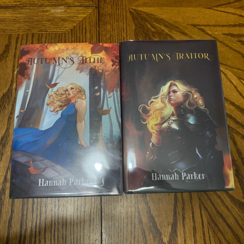 Bookish Box Autumns Tithe and Autumns Traitor Hannah Parker
