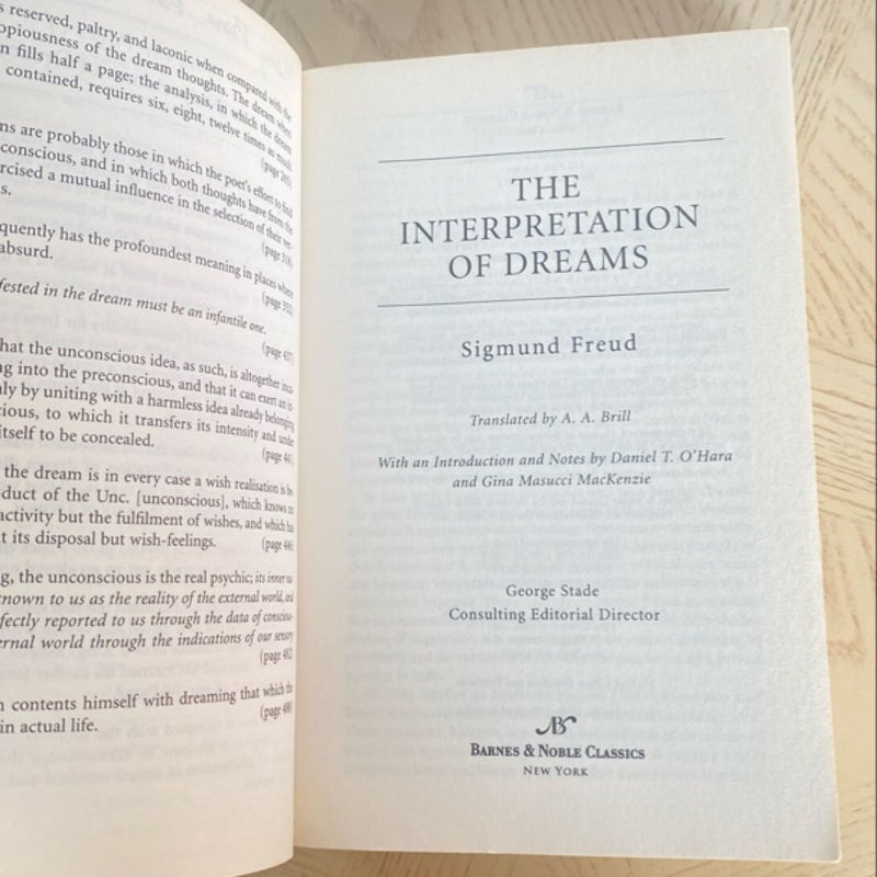 The Interpretation of Dreams