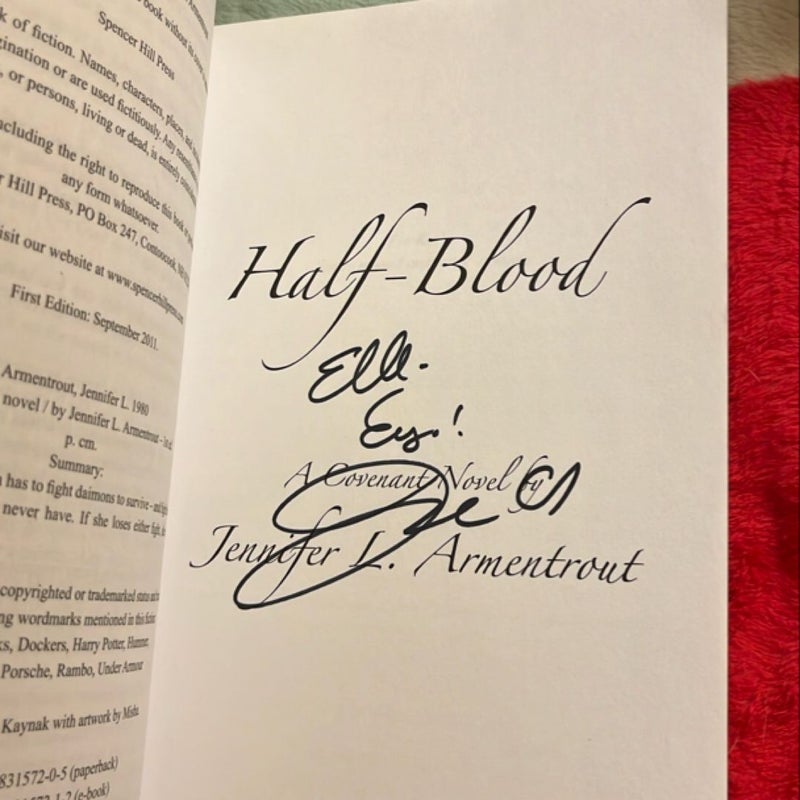 Half-Blood signed 