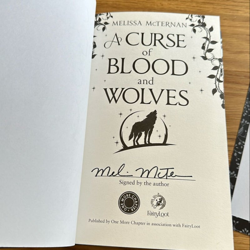 A Curse of Blood and Wolves (FAIRYLOOT SIGNED)