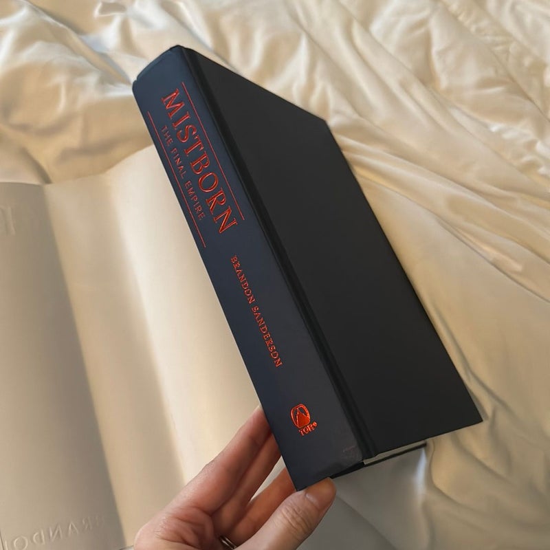 Mistborn (first edition hardback cover)