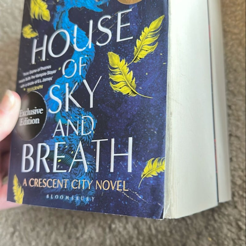 Waterstones House of Earth and Blood & House of Sky and Breath