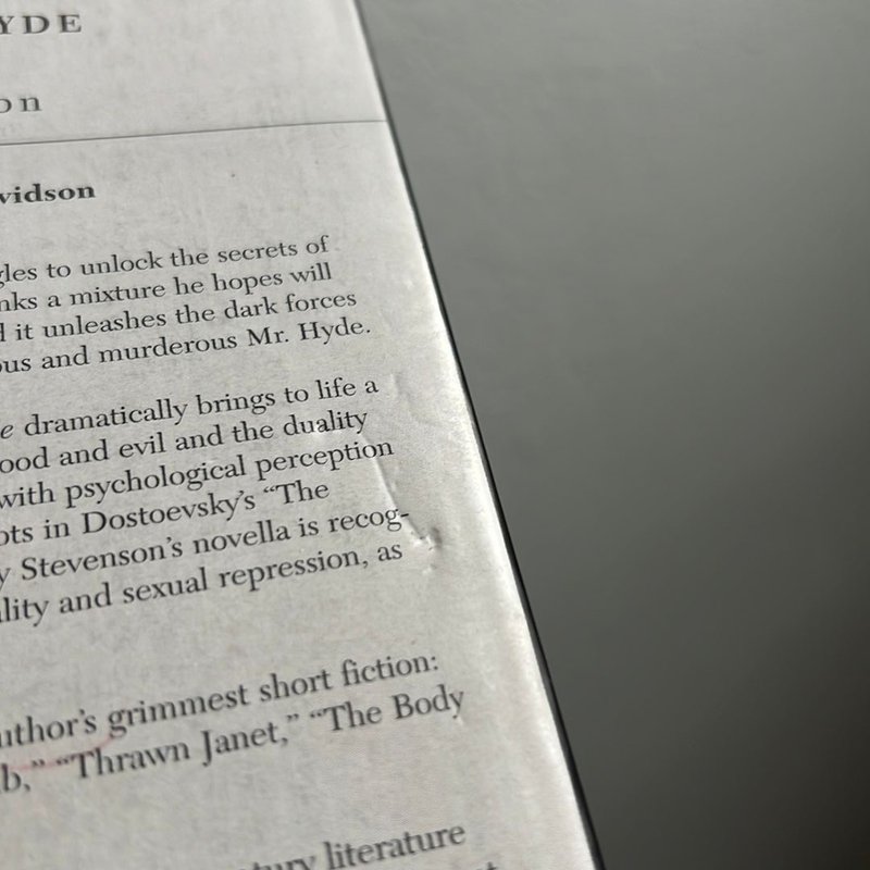 The Strange Case of Dr. Jekyll and Mr. Hyde and Other Stories