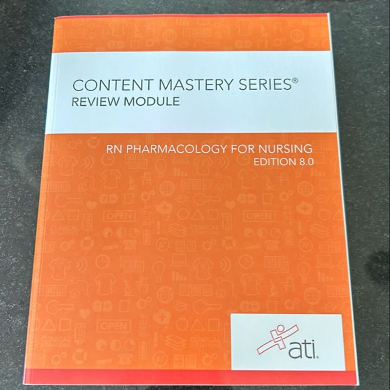 RN Pharmacology for Nursing Edition 8. 0