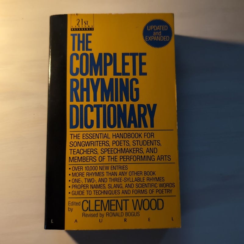 The Complete Rhyming Dictionary