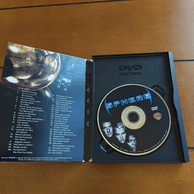 Sphere (Book & Movie DVD Combo)