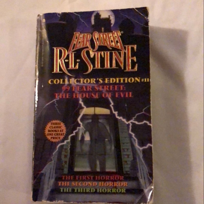 Fear street collector’s edition #11 99 fear street the house of evil (the 1st, 2nd, 3rd horror) 