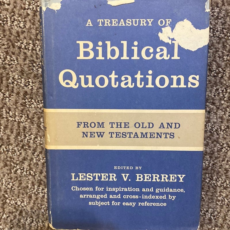 A Treasury of Biblical Quotations 
