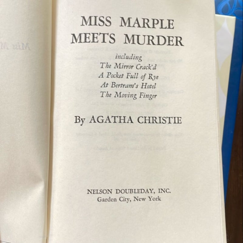 Miss Marple meets murder