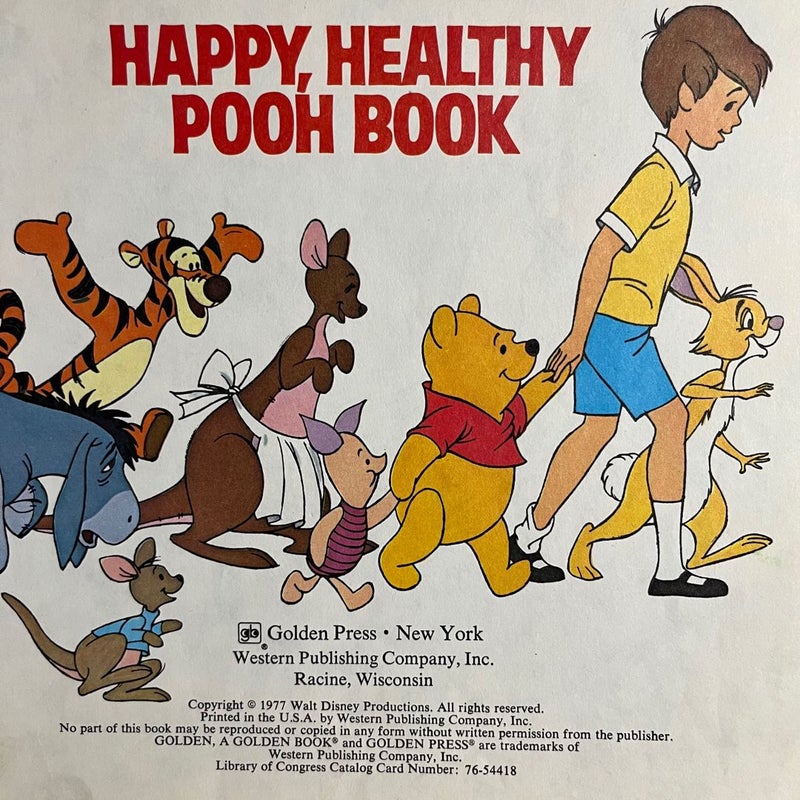 Walt Disney's Happy, Healthy Pooh Book