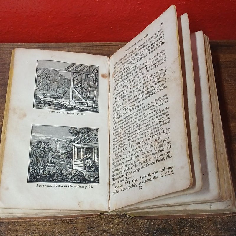 1829 History of the United States of America w/ Engravings