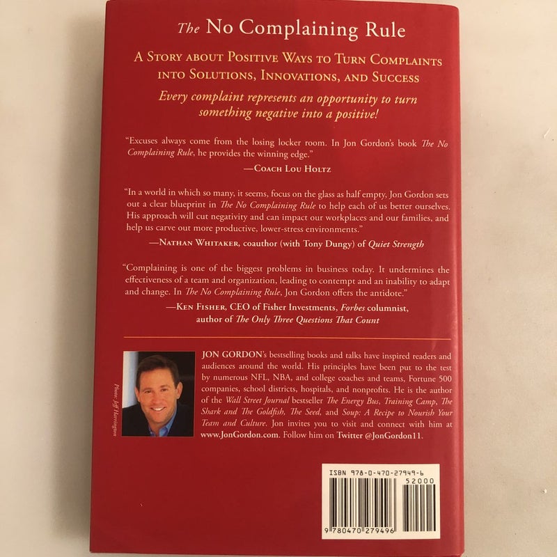The No Complaining Rule
