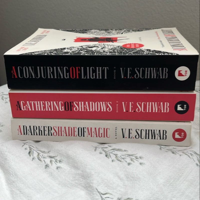 Shades of Magic Trilogy OOP covers