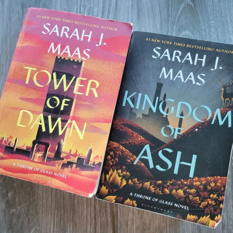 THRONE OF GLASS TOG FULL SERIES #1-7 SARAH J. MAAS PAPERBACK ROMANCE FANTASY 1ST ED