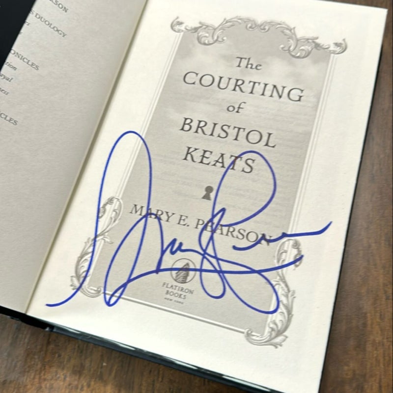 The Courting of Bristol Keats - signed by author