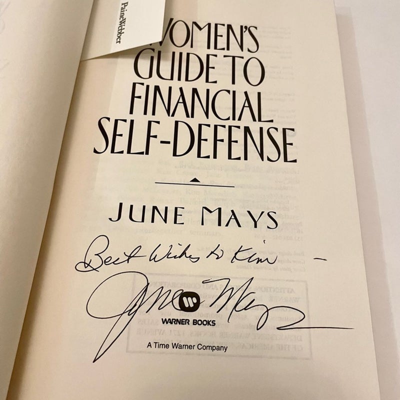 Women's Guide to Financial Self-Defense - Signed By Author