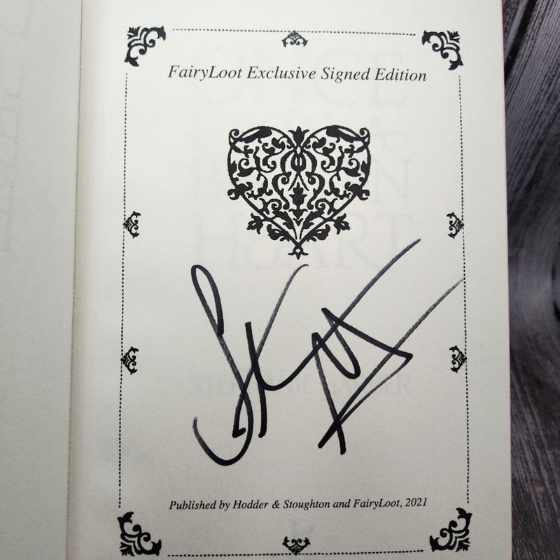 Fairyloot Signed Edition - Once Upon a Broken Heart by Stephanie Garber