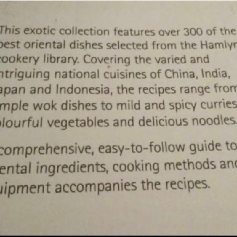 Oriental Cooking 
